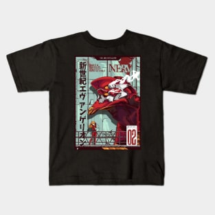 Evangelion Unit 2 Artwork Kids T-Shirt